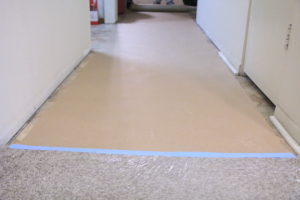 floor protection for carpet