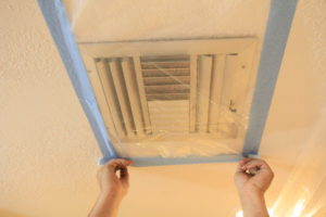 covering vents in plastic