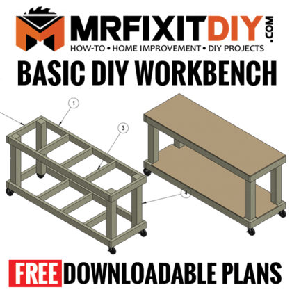 FREE DIY Workbench Plans | Mr. Fix It DIY