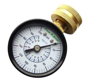 water pressure testing gauge