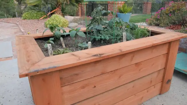 diy raised planter box w/ hidden wheels mr. fix it diy