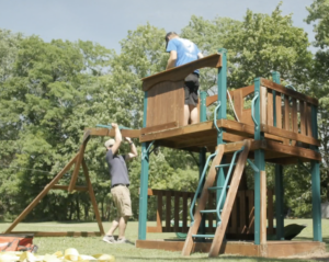 building the playset