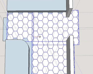 tile layout in sketchup