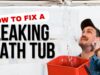 reseal bathtub shower DIY