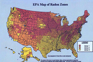 epa radon zones USA