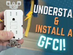 how to install a GFCI DIY